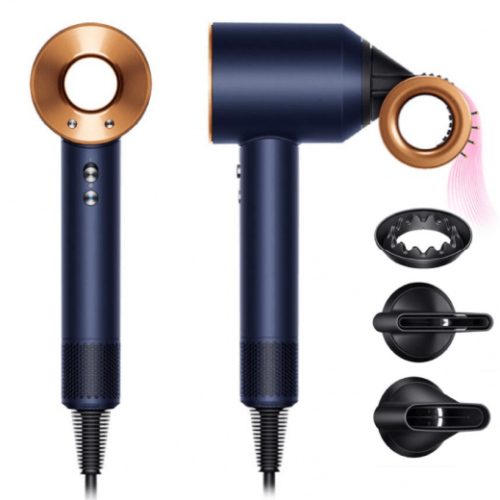 Фен Dyson Supersonic HD15 Синий/Медный (футляр)