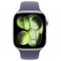 Часы Apple Watch Series 11, 42 мм, алюминий цвета "Silver", ремешок "Purple Fog"