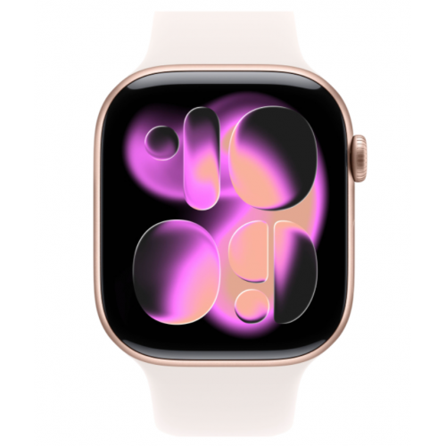 Часы Apple Watch Series 11, 42 мм, алюминий цвета "Rose Gold", ремешок "Light Blush" — фото 2