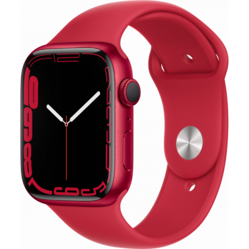 Часы Apple Watch S7 41mm Red Aluminium Case with Sport Band