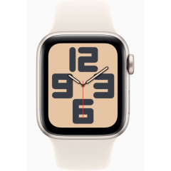Apple Watch SE 2024, 40 мм, корпус из алюминия цвета «сияющая звезда» — фото 2