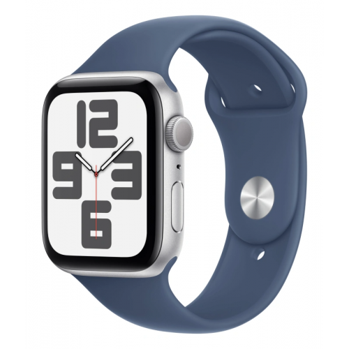 Apple Watch SE 2024, 44 мм, корпус из алюминия «серебристого» цвета