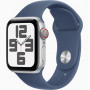 Apple Watch SE 2024, 40 мм, корпус из алюминия «серебристого» цвета