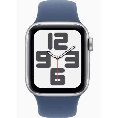 Apple Watch SE 2024, 44 мм, корпус из алюминия «серебристого» цвета — фото 2