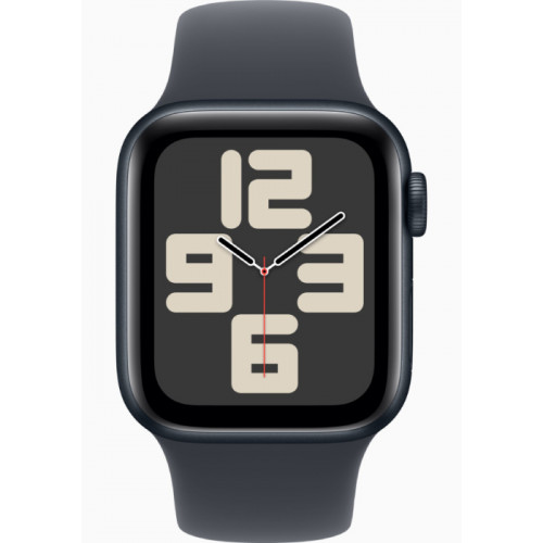 Apple Watch SE 2024, 40 мм, корпус из алюминия цвета «темная ночь» — фото 2