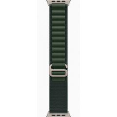 Часы Apple Watch Ultra 2 GPS, 49 мм, корпус из бежевого титана, ремешок Alpine зеленого цвета — фото 3