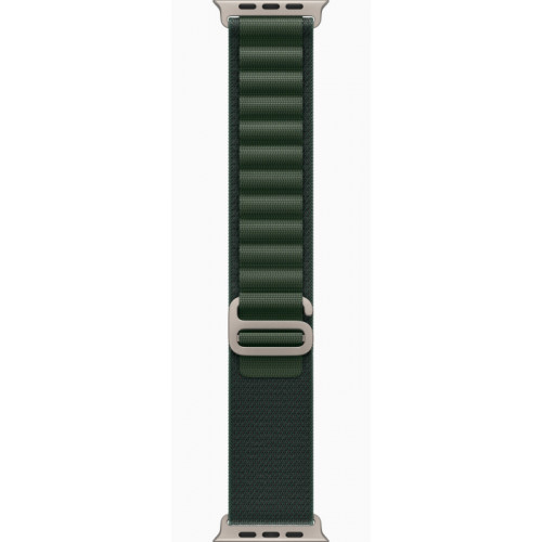 Часы Apple Watch Ultra 2 GPS, 49 мм, корпус из бежевого титана, ремешок Alpine зеленого цвета — фото 3