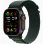 Часы Apple Watch Ultra 2 GPS, 49 мм, корпус из черного титана, ремешок Alpine зеленого цвета
