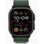 Часы Apple Watch Ultra 2 GPS, 49 мм, корпус из черного титана, ремешок Alpine зеленого цвета