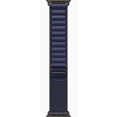 Часы Apple Watch Ultra 2 GPS, 49 мм, корпус из черного титана, ремешок Alpine темно-синего цвета — фото 3