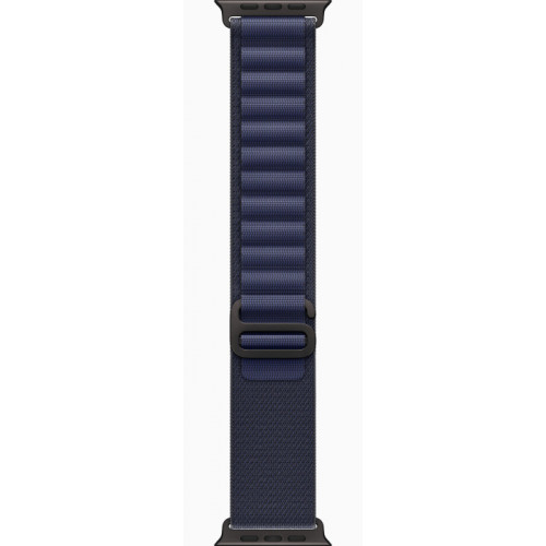 Часы Apple Watch Ultra 2 GPS, 49 мм, корпус из черного титана, ремешок Alpine темно-синего цвета — фото 3