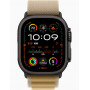 Часы Apple Watch Ultra 2 GPS, 49 мм, корпус из черного титана, ремешок Alpine цвета загар