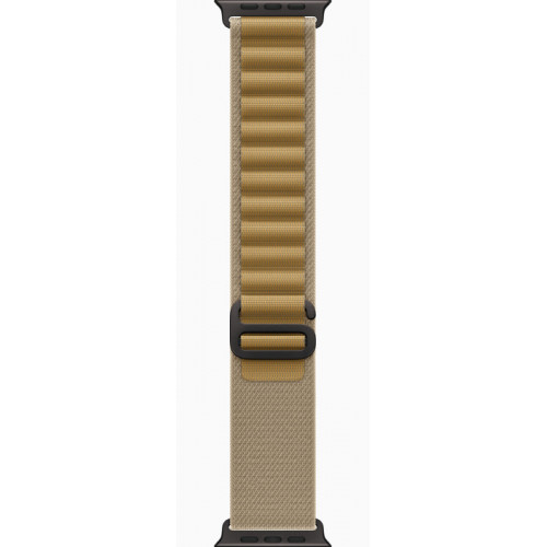 Часы Apple Watch Ultra 2 GPS, 49 мм, корпус из черного титана, ремешок Alpine цвета загар — фото 3