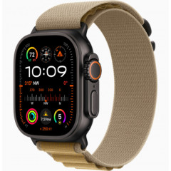 Часы Apple Watch Ultra 2 GPS, 49 мм, корпус из черного титана, ремешок Alpine цвета загар