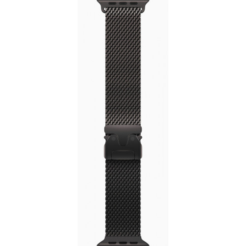 Часы Apple Watch Ultra 2 GPS, 49 мм, корпус из черного титана, ремешок Milanese черного цвета — фото 3