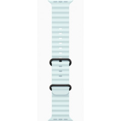 Часы Apple Watch Ultra 2 GPS, 49 мм, корпус из черного титана, ремешок Ocean голубого цвета — фото 3