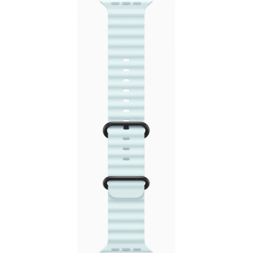 Часы Apple Watch Ultra 2 GPS, 49 мм, корпус из черного титана, ремешок Ocean голубого цвета — фото 3