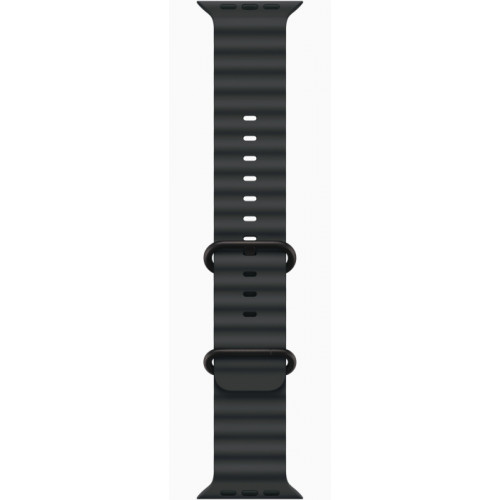 Часы Apple Watch Ultra 2 GPS, 49 мм, корпус из черного титана, ремешок Ocean черного цвета — фото 3