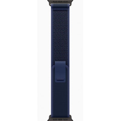 Часы Apple Watch Ultra 2 GPS, 49 мм, корпус из черного титана, ремешок Trail голубого цвета — фото 3