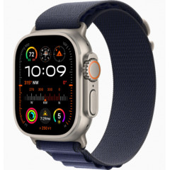 Часы Apple Watch Ultra 2 GPS, 49 мм, корпус из бежевого титана, ремешок Alpine темно-синего цвета