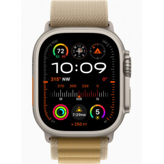 Часы Apple Watch Ultra 2 GPS, 49 мм, корпус из бежевого титана, ремешок Alpine цвета загар — фото 2
