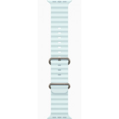 Часы Apple Watch Ultra 2 GPS, 49 мм, корпус из бежевого титана, ремешок Ocean голубого цвета — фото 3