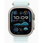 Часы Apple Watch Ultra 2 GPS, 49 мм, корпус из бежевого титана, ремешок Ocean голубого цвета