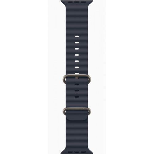 Часы Apple Watch Ultra 2 GPS, 49 мм, корпус из бежевого титана, ремешок Ocean темно-синего цвета — фото 3