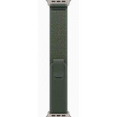 Часы Apple Watch Ultra 2 GPS, 49 мм, корпус из бежевого титана, ремешок Trail зеленого цвета — фото 3
