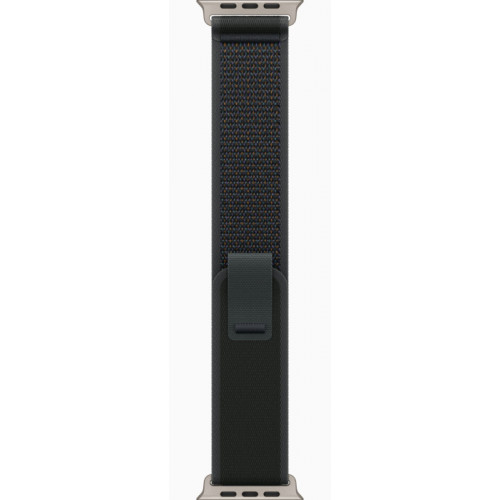 Часы Apple Watch Ultra 2 GPS, 49 мм, корпус из бежевого титана, ремешок Trail черного цвета — фото 3