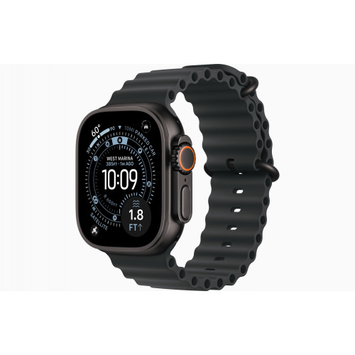 Часы Apple Watch Ultra 3 GPS, 49 мм, корпус из черного титана, ремешок Ocean цвета Black