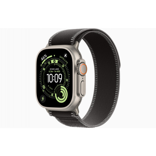 Часы Apple Watch Ultra 3 GPS, 49 мм, корпус из бежевого титана, ремешок Trail Loop цвета Black/Charc