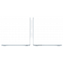 Ноутбук Apple Air 13" Sky Blue (Early 2026) MDHK4 (10C CPU/10C GPU/M5/24Гб/1Тб SSD)